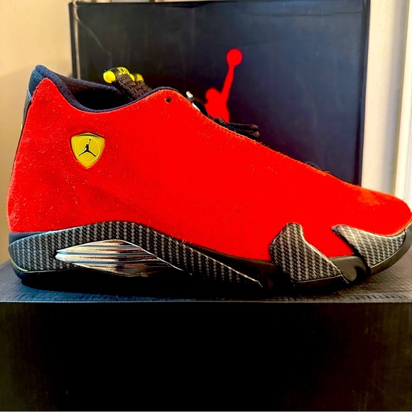 🔥🔥AIR JORDAN 14 FERRARI🔥🔥 2014 RELEASE 🔥🔥🔥🔥 - Picture 6 of 11